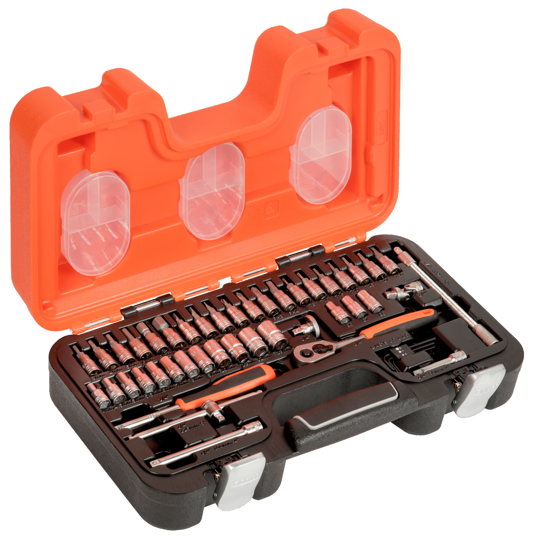 Zestaw nasadek 1/4", 46 sztuk BAHCO