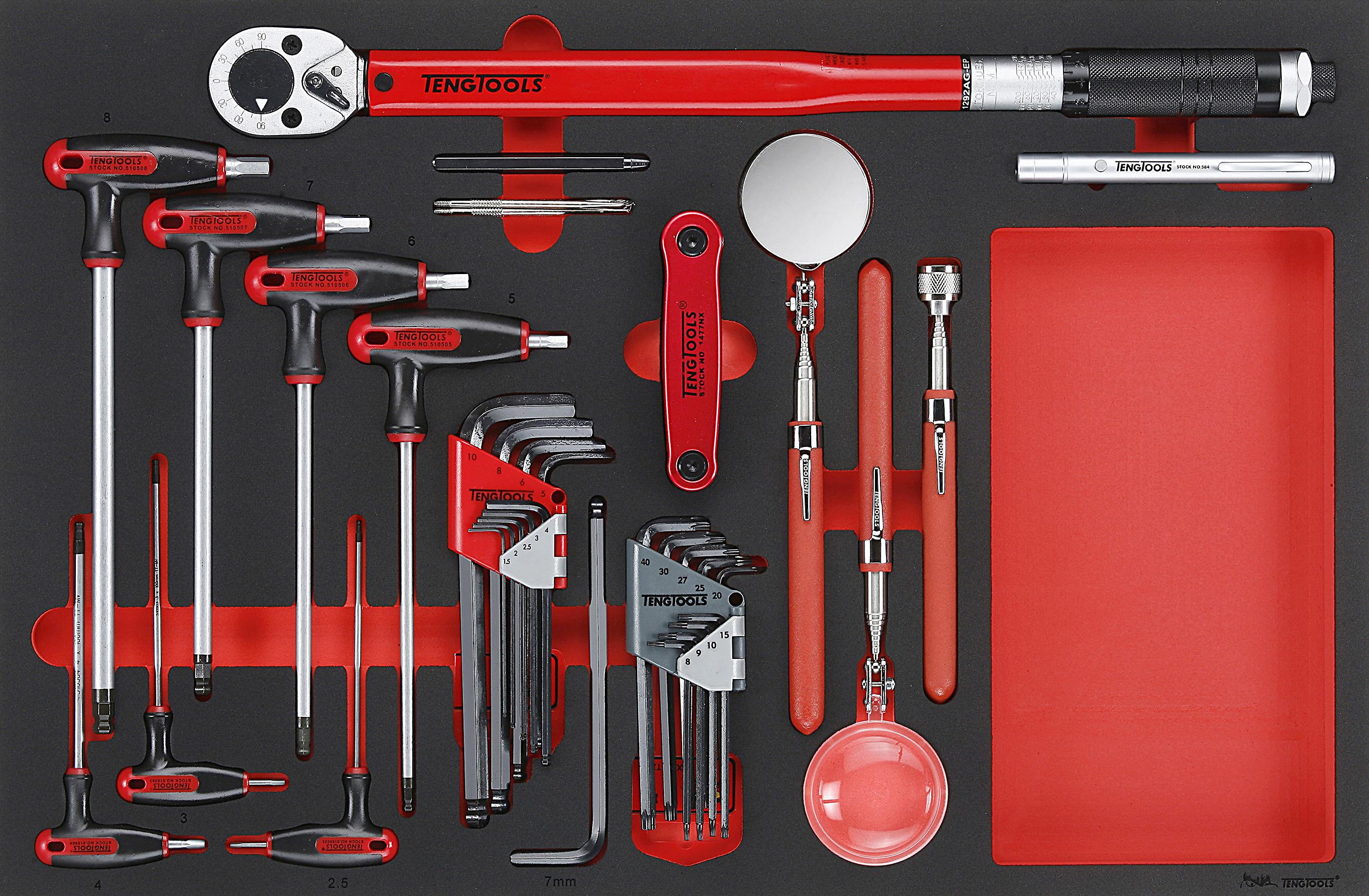 17-elementowy zestaw narzędzi Teng Tools TTEX17