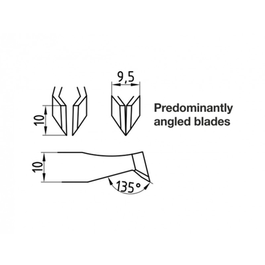 Pincety do cięcia ESD 92 11 01 ESD KNIPEX