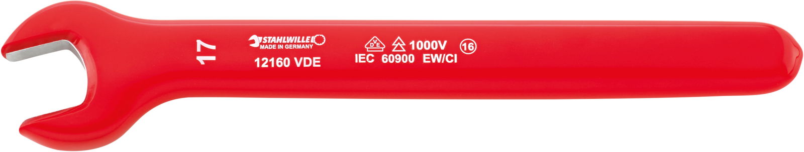 Klucz jednostronny płaski rozmiar  19mm, izolowany 1000V VDE STAHLWILLE