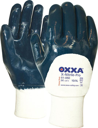 Rękawice Oxxa X-Nitrile- Pro, mankiety otwarte, rozmiar 9 