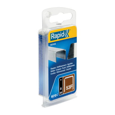 Zszywki Rapid z drutu cienkiego nr 53F (8 mm) - opakowanie 970 szt.