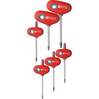 Wkrętak z rękoj.poprz. zest.w kartonowym pudełku 6-cz. T8-25 PB Swiss Tools