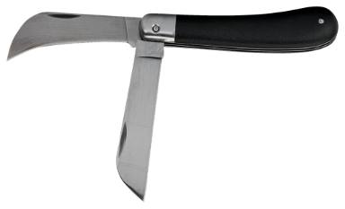Nóż kieszonkowy składany dla elektryków, podwójne ostrze BAHCO