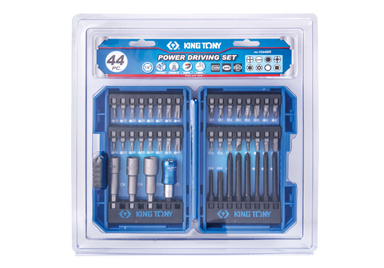 ZESTAW BITÓW DO WKRĘTARKI 1/4" 44cz., BITY HEX, TORX, PH, PZ, PŁASKIE, NASADOWE King Tony