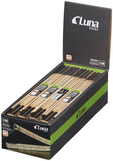 Miara składana 1 m - podziałka mm/cale Luna