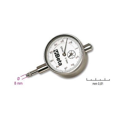 Czujnik zegarowy, 0-5 mm, 1662/1 Beta