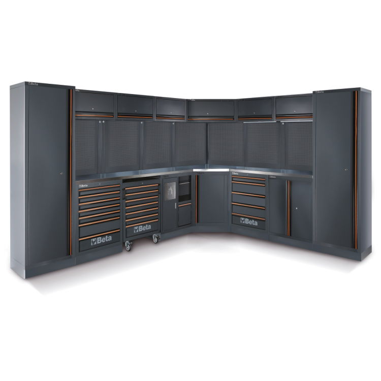 Zestaw mebli warsztatowych systemu C45PRO, 4500/C45PRO/DX Beta