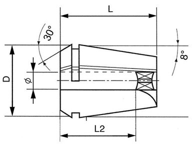 Rozwiertak DIN343 HSS, chwyt MK3 25,0mm GÜHRING