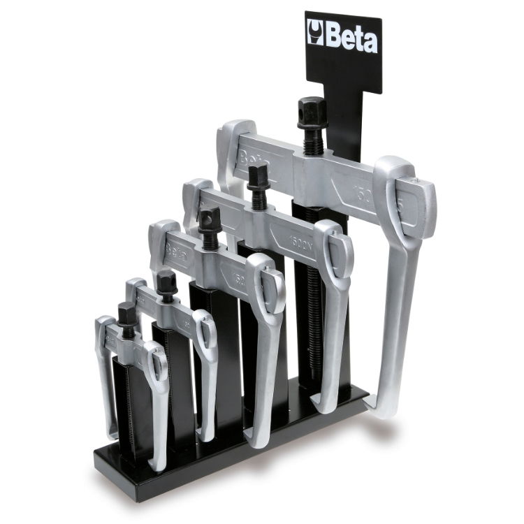 Zestaw 6 ściągaczy 2-ramiennych 1500N/0-1500N/5 na stojaku, 1500N/SP6 Beta