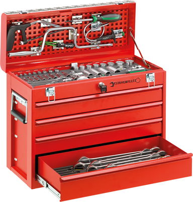Zestaw TCS 121 narzędzi w skrzyni warsztatowej RED BOX Nr 13216/4 STAHLWILLE