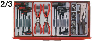 Wózek narzędziowy 715 elementów Teng Tools TCMM715N