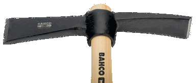 Kilof szpadlowy typu hiszpańskiego 600g z trzonkiem drewnianym BAHCO
