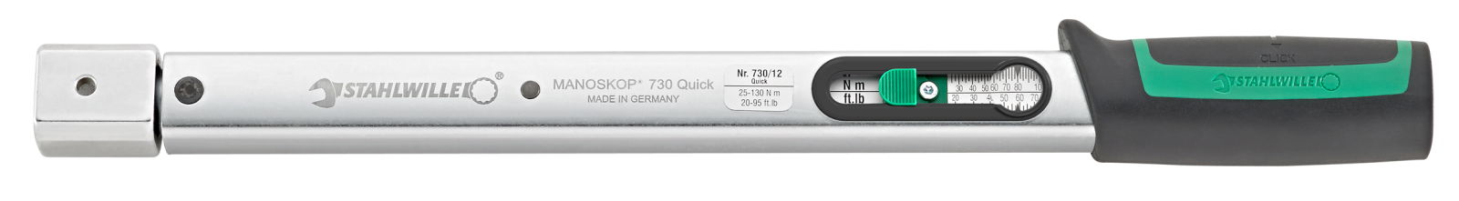 Klucz dynamometryczny 25-130Nm (225-1150in.lb), uchwyt 14x18mm, QUICK STAHLWILLE