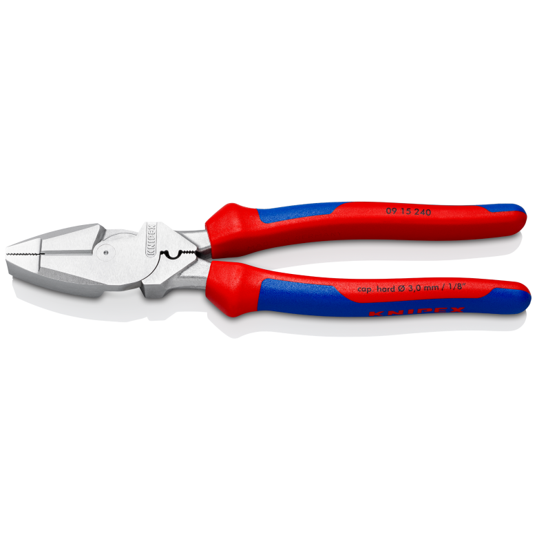 Szczypce uniwersalne o zwiększonym przełożeniu „Lineman's" 09 15 240 Model amerykański KNIPEX