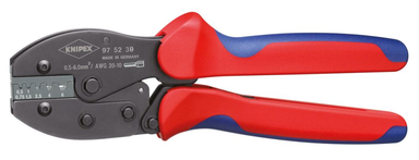 Szczypce do zaciskania tulejek kablowych 0,25–6mm, 220mm, PreciForce 97 52 38, KNIPEX