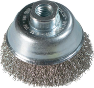 Szczotka garnk.V4A M14, drut falisty 70x0,3mm ZEINTRA