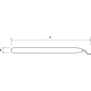Gratownik ołówkowy HSS, 143 mm BAHCO