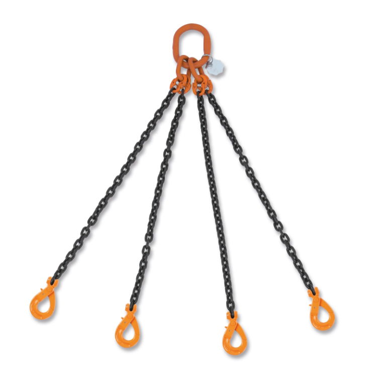 Zawiesie łańcuchowe 4-cięgnowe 6 mm 2 m, WLL 2,36 t Robur