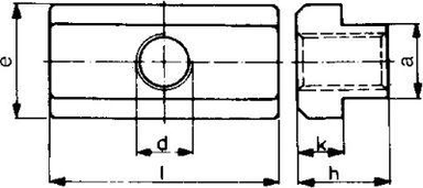 Nakrętka teowa DIN508L M24x28mm AMF