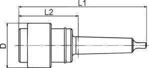 Rozwiertak maszyn. DIN208TiN,kszt.B,18,0mm BECK