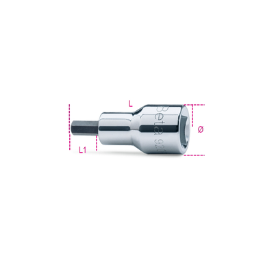 Nasadka trzpieniowa 1/2" imbusowa 3/8", 920PE/AS Beta