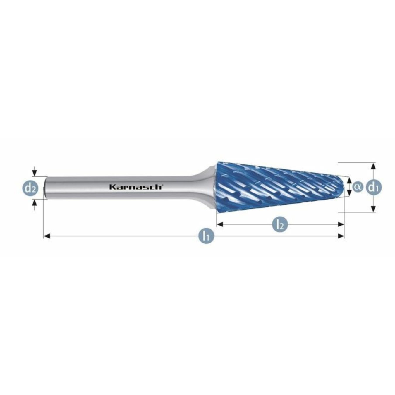 Pilnik obrotowy Blue-Tec KEL HP-8 10x30x6x75 Integra Tools