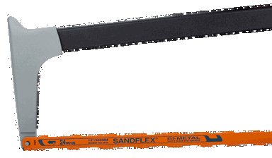 Ramka piłkarska 225-PLUS 390 mm z brzeszczotem SANDFLEX® 300 mm 24 zęby/cal BAHCO