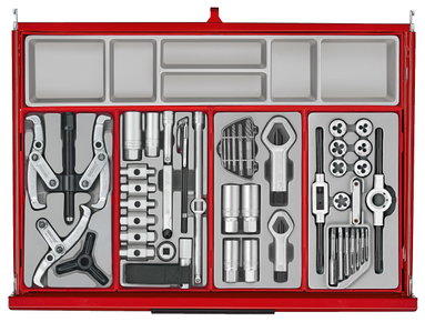 Wózek narzędziowy TKS26R1033T PRO35TM wraz z zestawem narzędzi Teng Tools