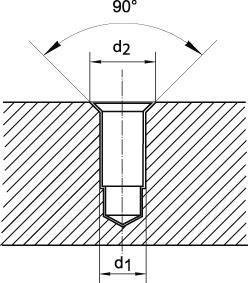 Wiertlo stopniowe krotkie HSS TiN, otwor pod gwint 90 M12 GÜHRING