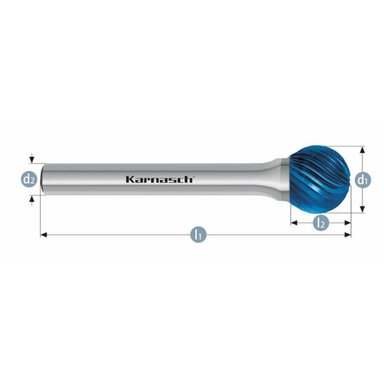 Pilnik obrotowy Blue-Tec KUD HP-2 5x4,7x3x38 Integra Tools