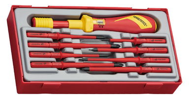 Zestaw wkrętaka dynamometrycznego VDE 1000V TTVSD09 Teng Tools