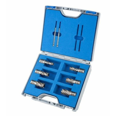 Zestaw wierteł rurowych Silver-Drill Line25 12-22mm 6szt + piloty Integra  