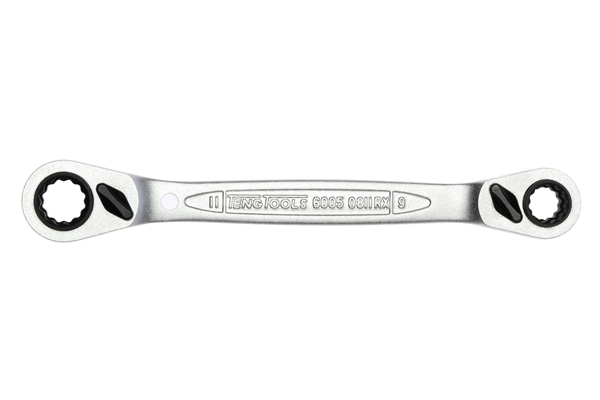 Kluczy oczkowy zapadkowy 4w1 8x9,10x11 mm Teng Tools