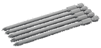 Bit 1/4" PZ3x125 mm, 5 szt. BAHCO