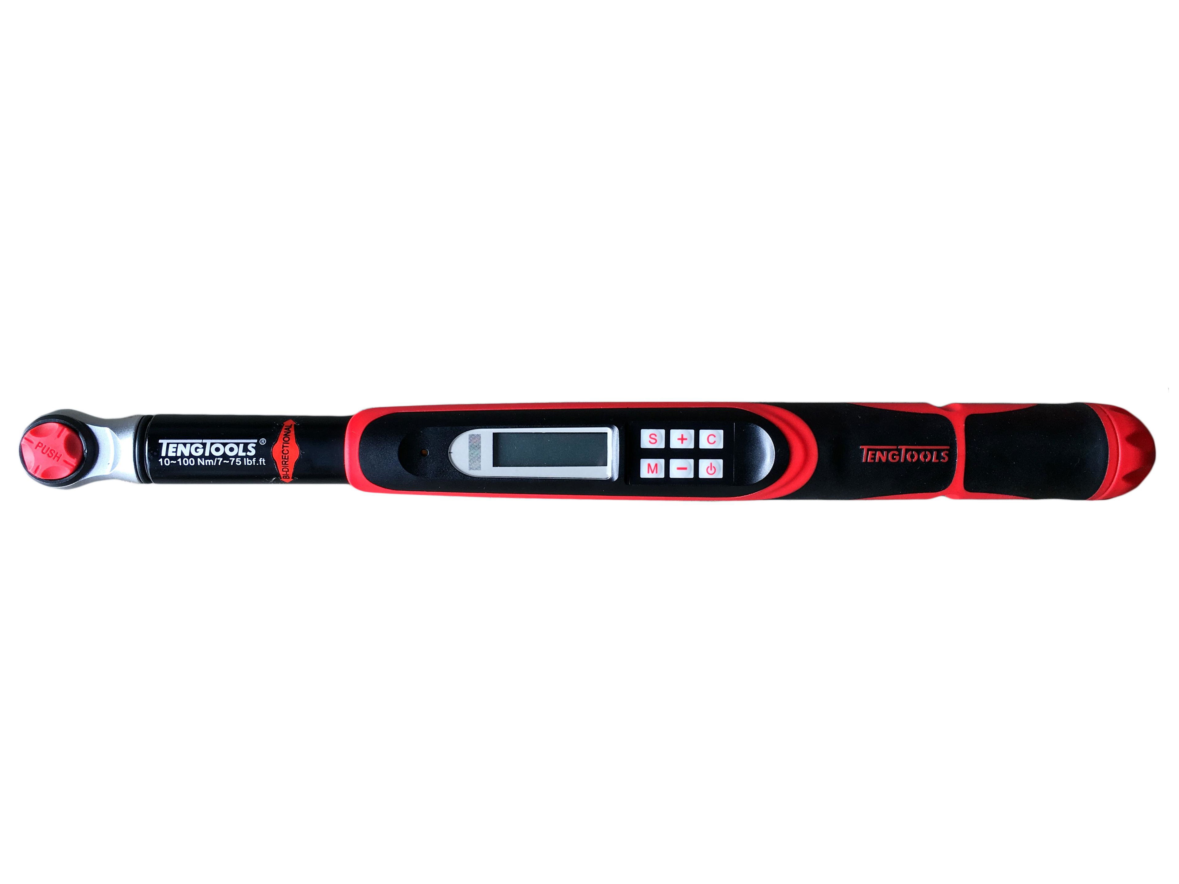 Elektroniczny klucz dynamometryczny z chwytem 3/8" 100 Nm Teng Tools 3892D100