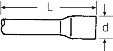 Przedłużka 1", 410 mm, rozmiar 16 STAHLWILLE