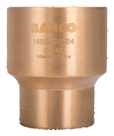 Nasadka nieiskrząca CU-BE 1" 6-kątna 50 mm BAHCO