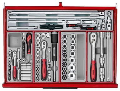 Wózek narzędziowy TKS26R1033T PRO35TM wraz z zestawem narzędzi Teng Tools