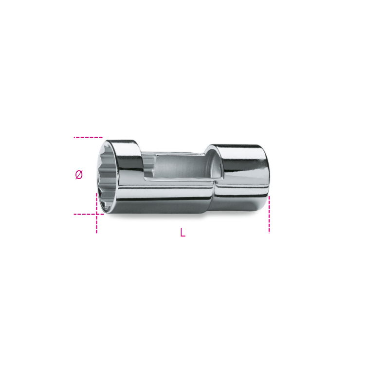 Nasadka 1/2" 12-kątna otwarta do wtryskiwaczy diesla 27mm, 960A Beta