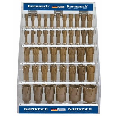 Ekspozytor wierteł rurowych Hard-Line40, 40szt 12-50mm + piloty Integra  - 