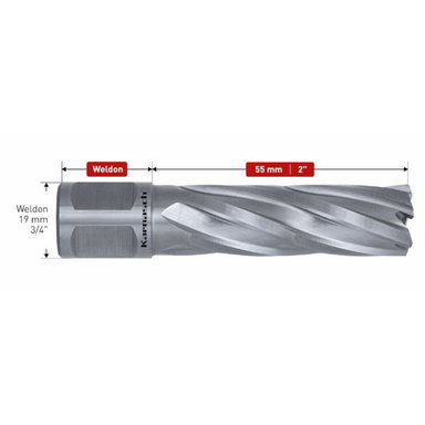 Wiertło rurowe Silver-Drill Line Rail5536 Integra Tools