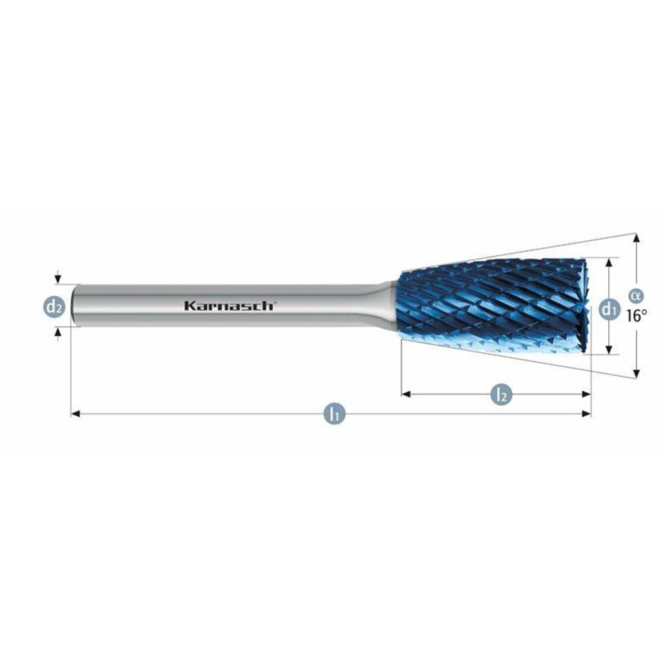 Pilnik obrotowy Blue-Tec ZYB/WKN 12x25x6x70 Combi Integra Tools