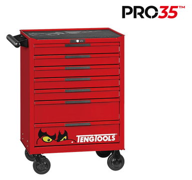 Wózek narzędziowy TKW26R628T PRO35TM + zestaw 628 el. Teng Tools