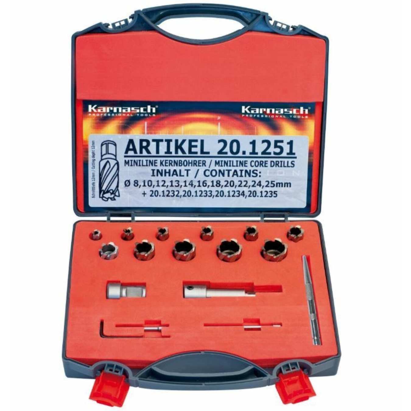 Zestaw wierteł rurowych Mini-Line 8 (11szt.) Integra Tools