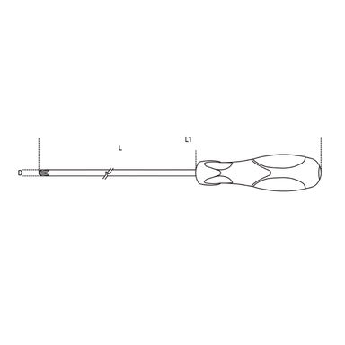 Wkrętak krzyżowy PH1x4.5x400 mm, 1292L Beta