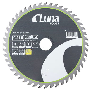 Piła tarczowa Luna Extra Thin 210x30 Z48 Luna