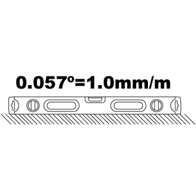 Poziomica 2400mm precyzja 1,0 mm/m bez uchwytu BAHCO