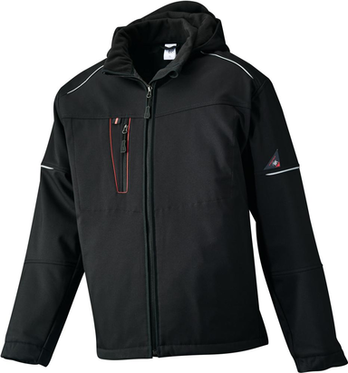 Zimowa kurtka softshell 1869 572, rozmiar M, czarna