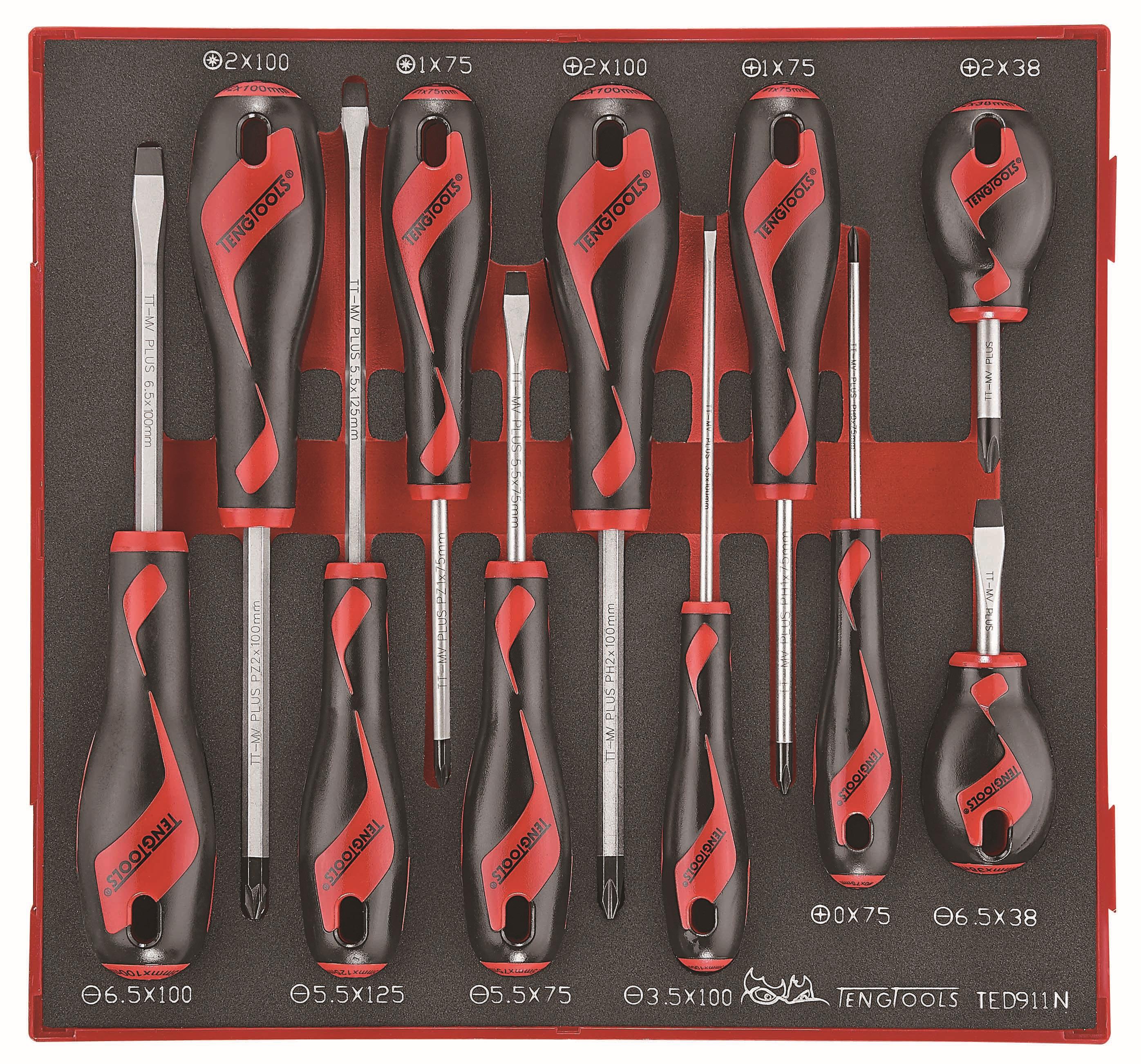 Zestaw 11 wkrętaków Teng Tools TED911N Teng Tools